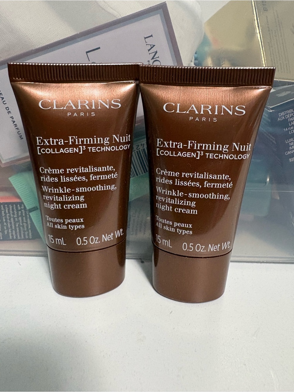 Clarins extra firming nuit set